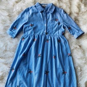 Orange Creek size small striped dress